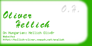 oliver hellich business card